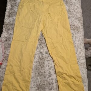 Bright Yellow Pants